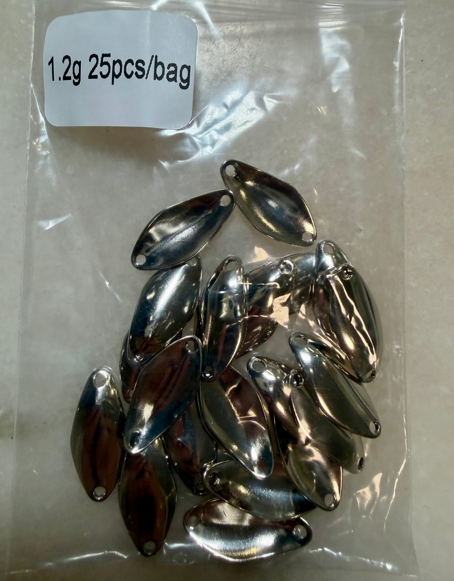 1.2g Willow Leaf Blanks (25 pc)