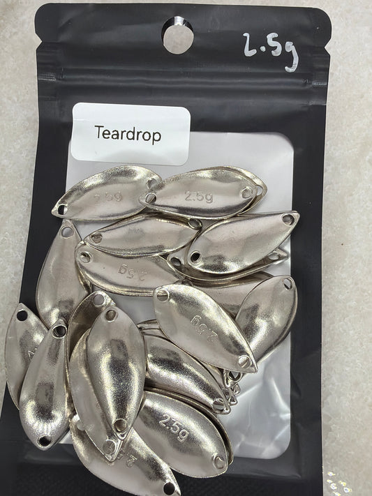 2.5g Teardrop Blanks (25 pc)