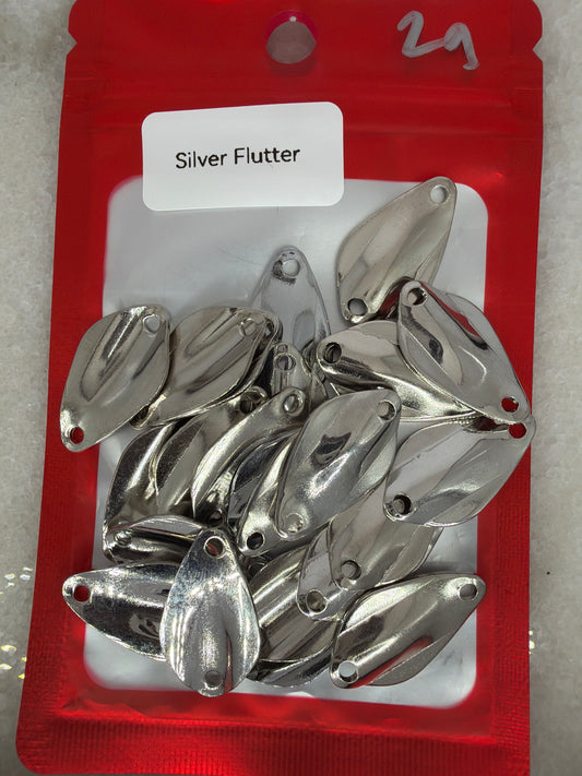 2g Silver Flutter Blanks (25 pc)