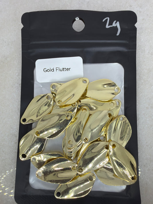 2g Gold Flutter Blanks (25 pc)