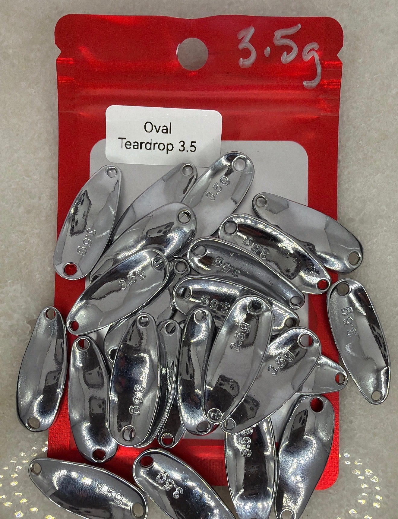 Oval Teardrop Blanks (2.5g, 3.5g)25 pc
