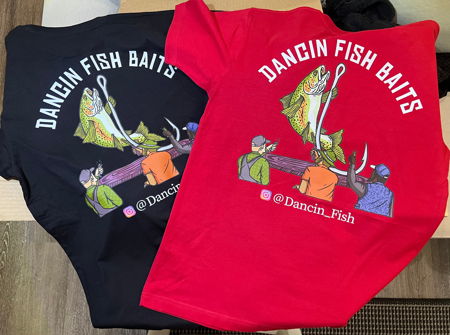 Dancin Fish the T-Shirt (RED)