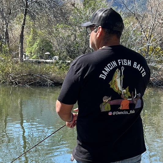 Dancin Fish the T-Shirt (BLACK)